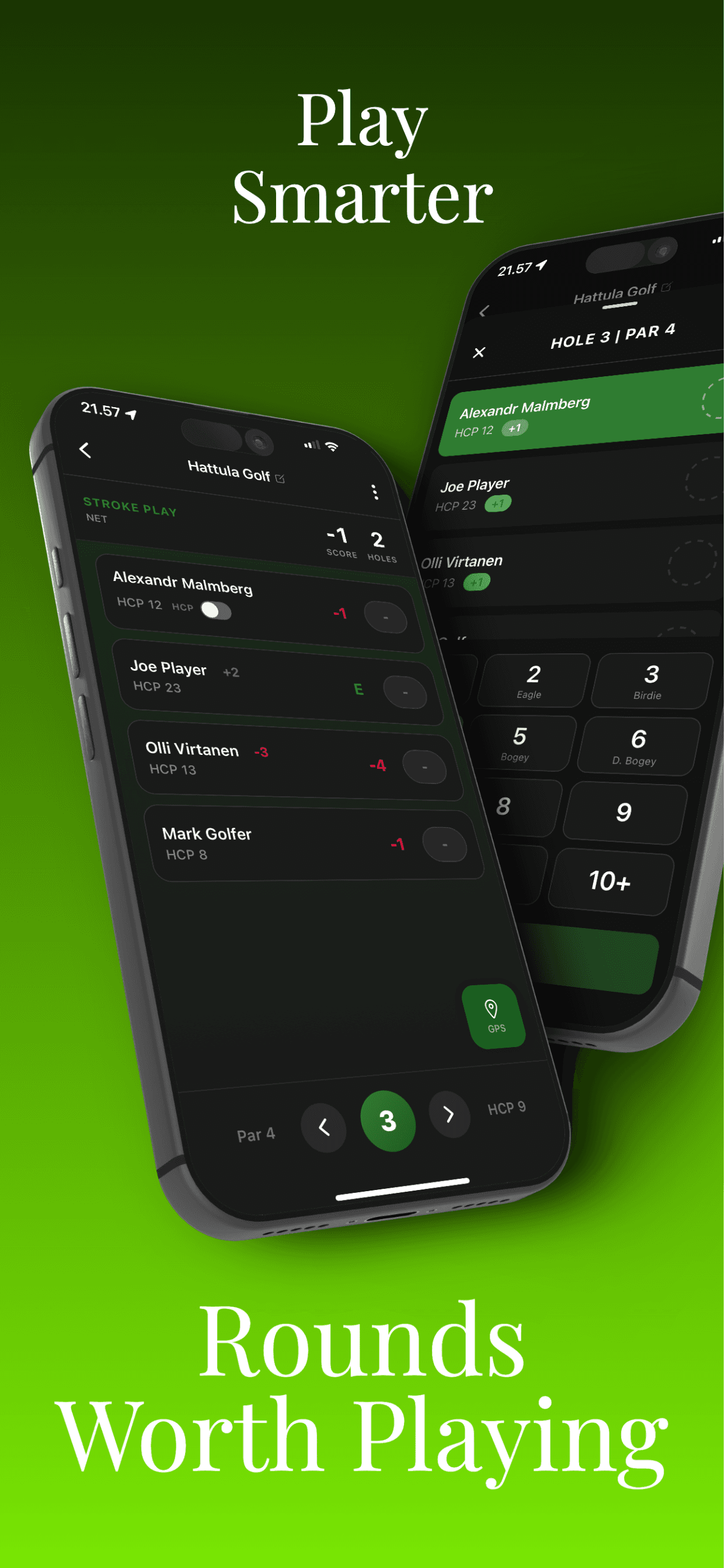 Tuloskortti ja live-pisteytys